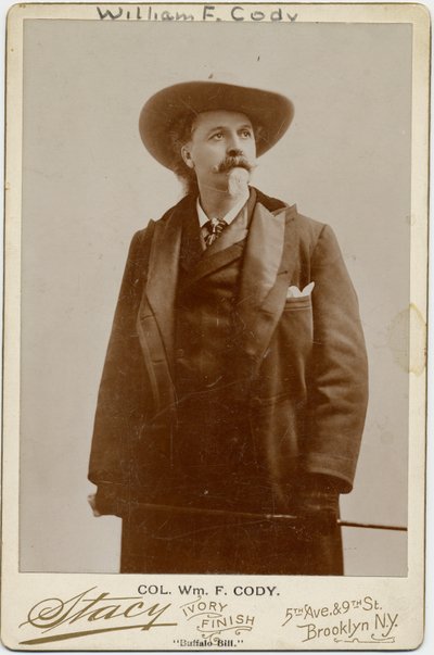 William Frederick Cody, Buffalo Bill (1846-1917), Amerikaanse soldaat en artiest, foto door Stacy, Brooklyn door American Photographer